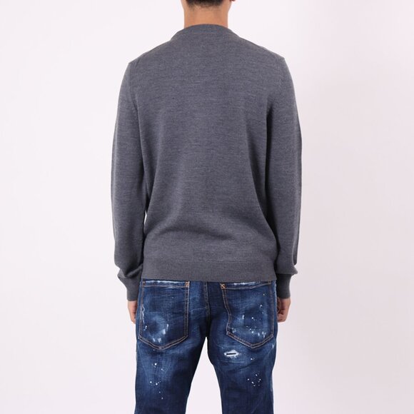 Kenzo Tiger Head Jumper Sweater 100% Wool GREY 🐯 - Picture 4 of 5